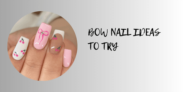bow nail ideas to try